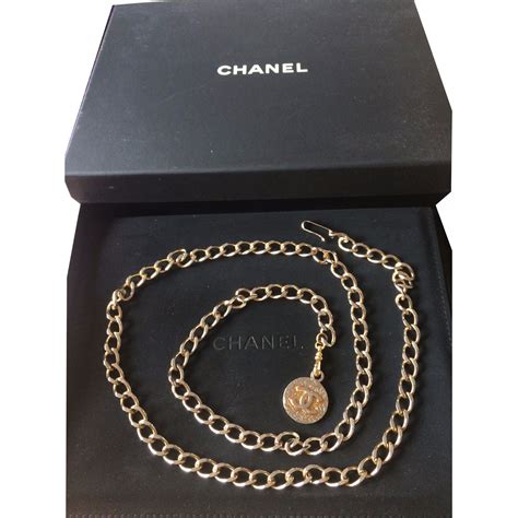 ceinture chanel chaine|Chanel Ceintures vintage .